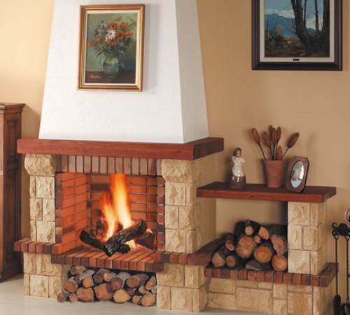 Chimenea rústica Arkansas | Chimeneas Pio