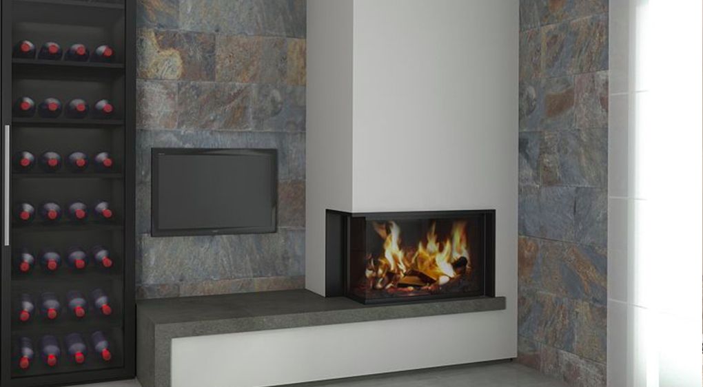 Chimenea moderna Baltimore | Chimeneas Pio