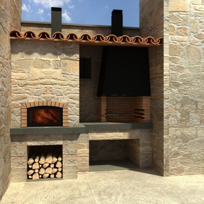 Chimenea de diseño modelo Rosich