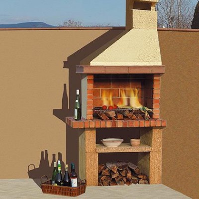 Barbacoes jardí Menorca adosada