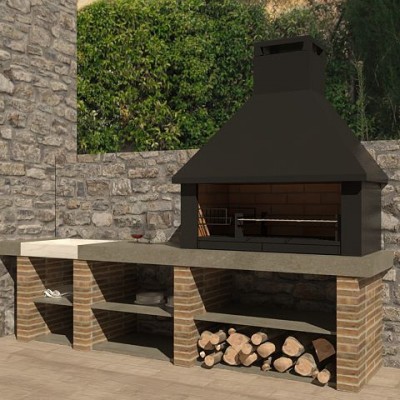Barbacoa Metàl·lica Dino