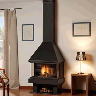 Chimenea metálica Eos 1641€ (Montaje, transporte e IVA no incluidos) / Porta 524€ (Montaje, transporte e IVA no incluidos)