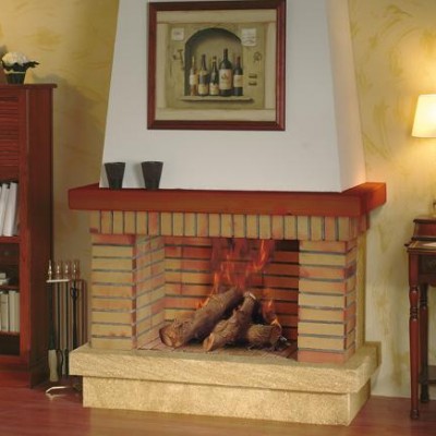 Chimenea rústica Mozart