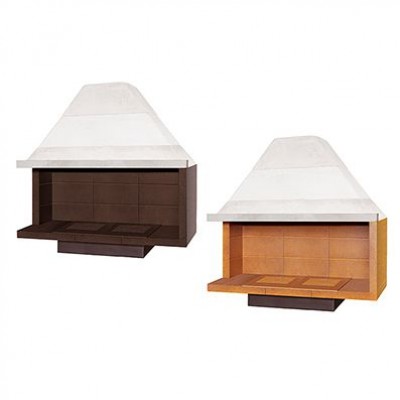 Chimenea tradicional minimal